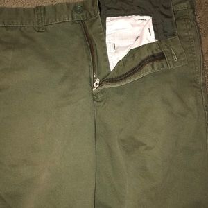 Green khaki style Shorts
